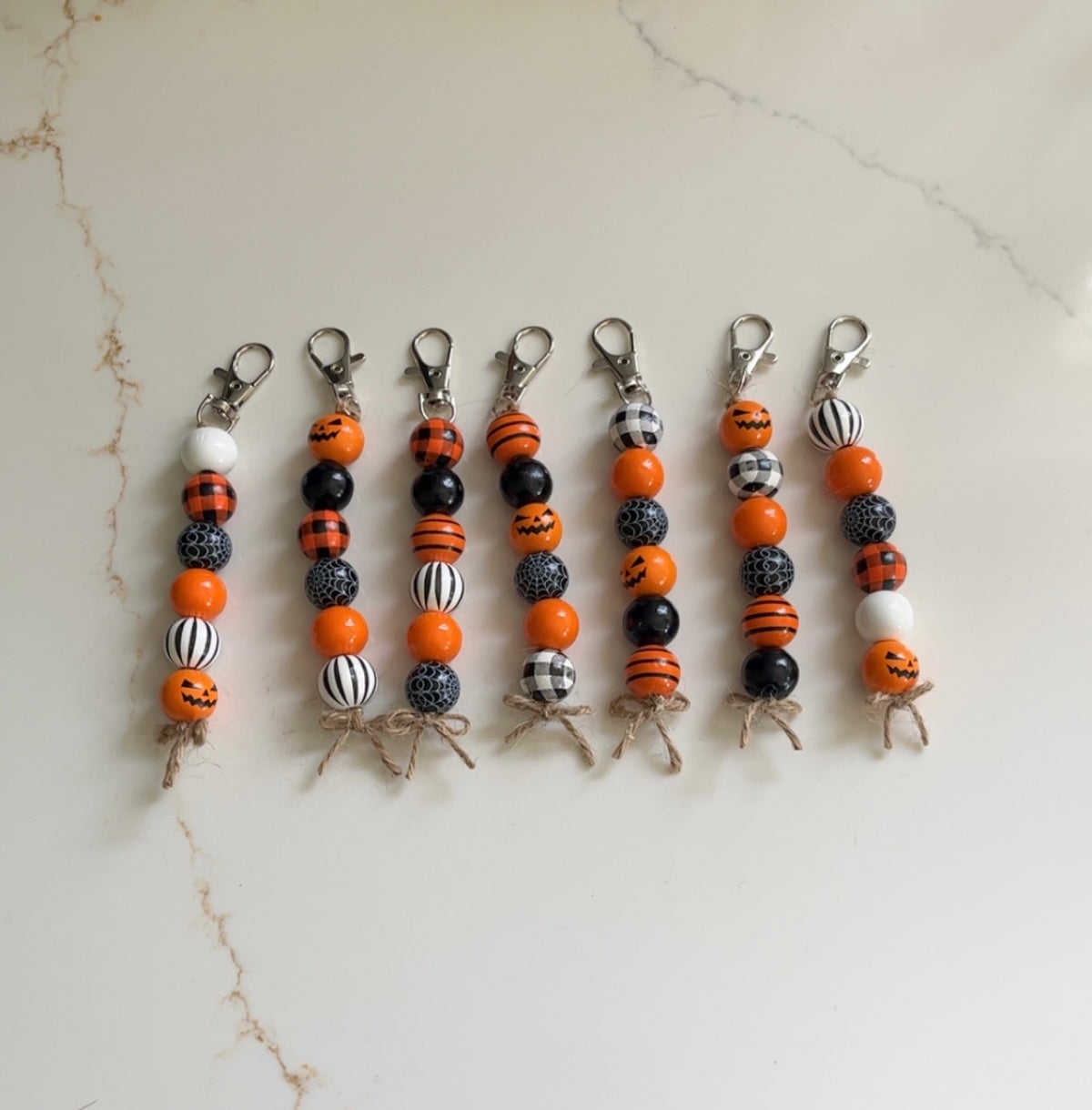 Halloween Beaded Keychain (Random)