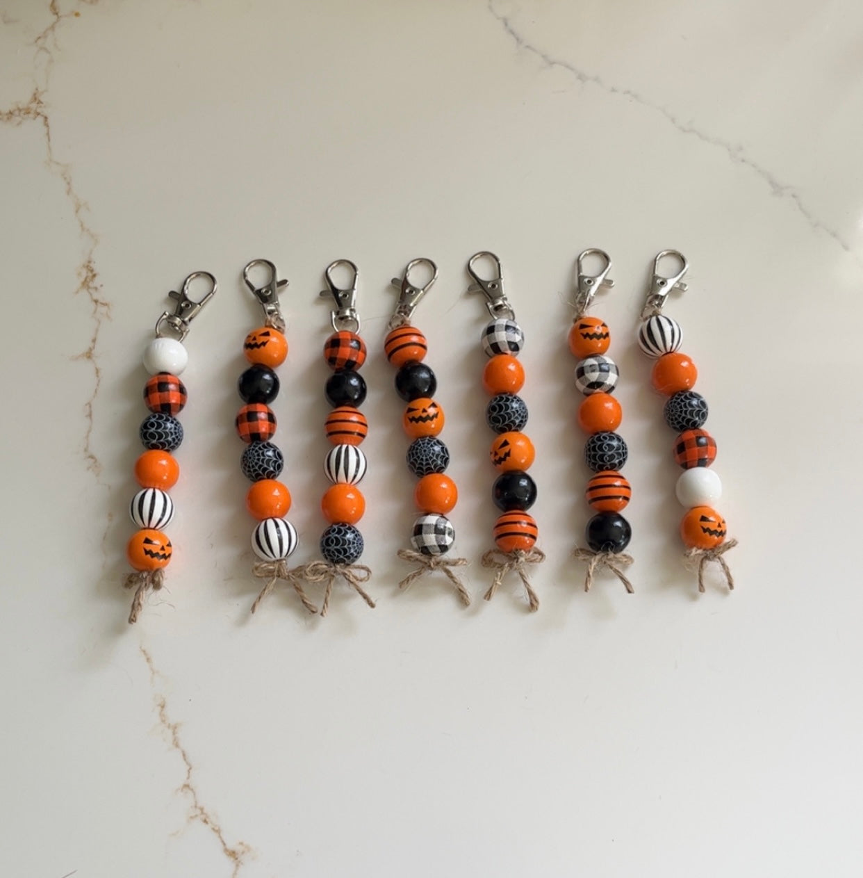 Halloween Beaded Keychain (Random)
