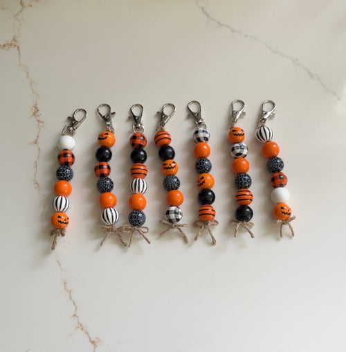 Halloween Beaded Keychain (Random)