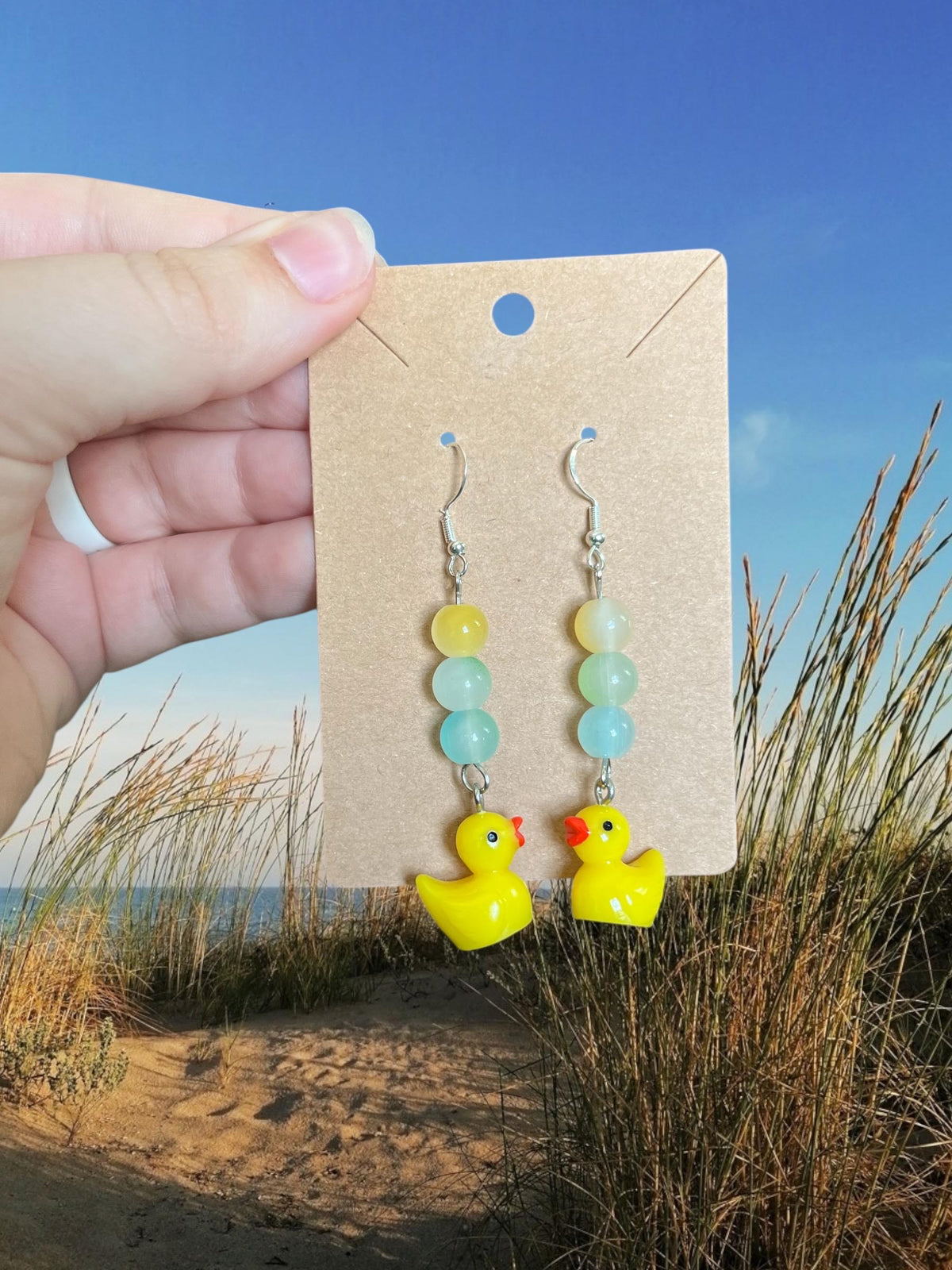Duck Earrings
